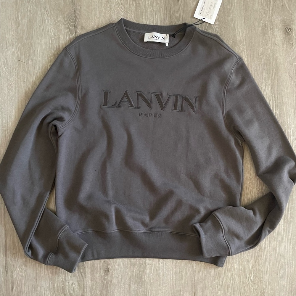 Lanvin Embroidered Logo Sweatshirt